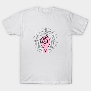 Feminist hand with female symbol T-Shirt